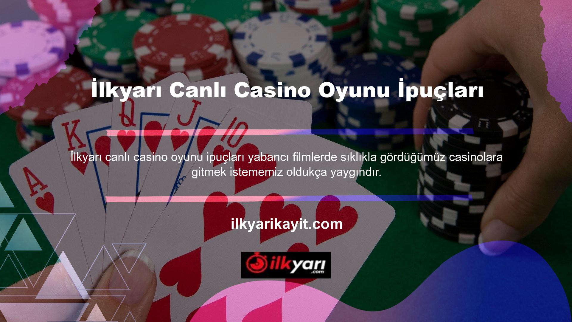 Poker, rulet, Black Jack ve bakara gibi canlı casino oyunları bu sayede oynanabilmektedir