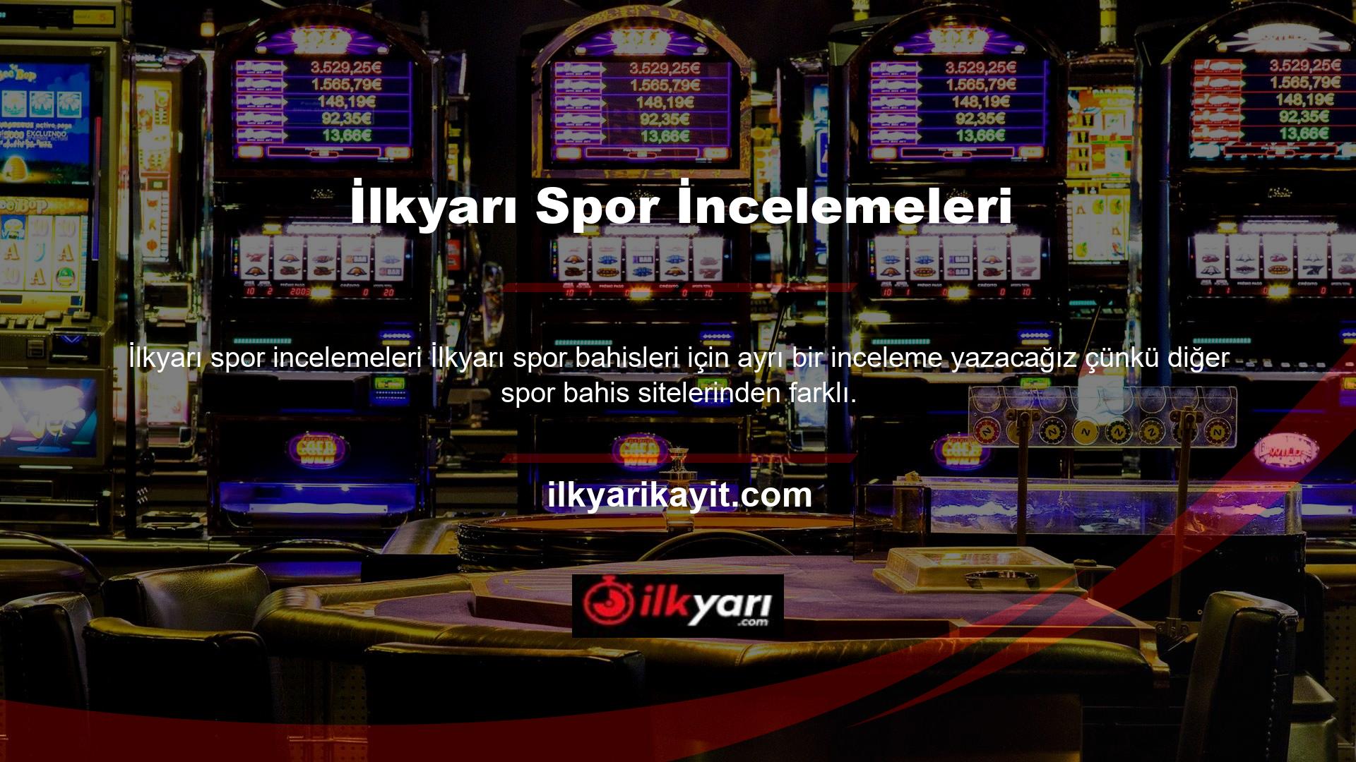 Bahis siteleri de kullandığımız sistemi kullanır
