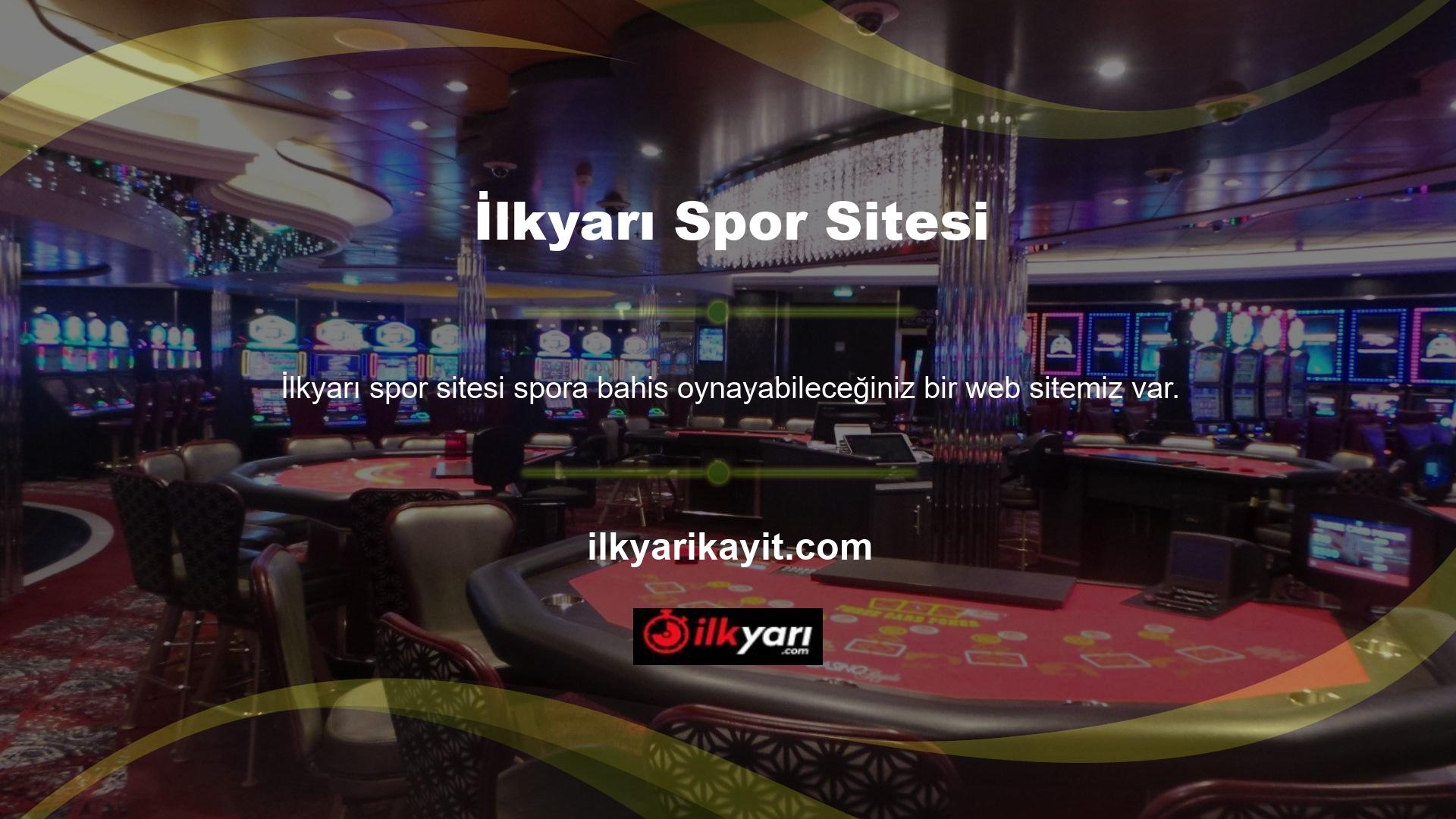 Büyük bir aile gibi birçok yasadışı bahis sitemiz var ve her gün daha fazla insan katılıyor